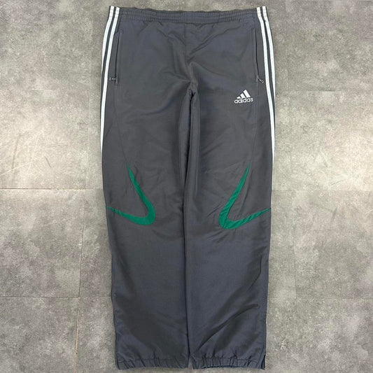 Adidas 2000s baggy vintage sportswear adjustable track pants