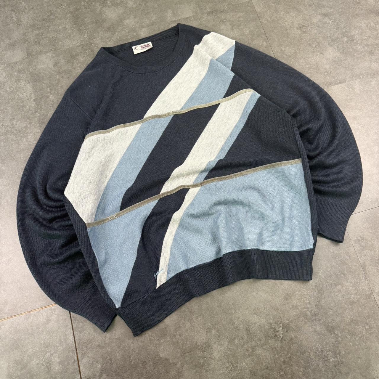 Gabicci 90s abstract knit Italian jumper