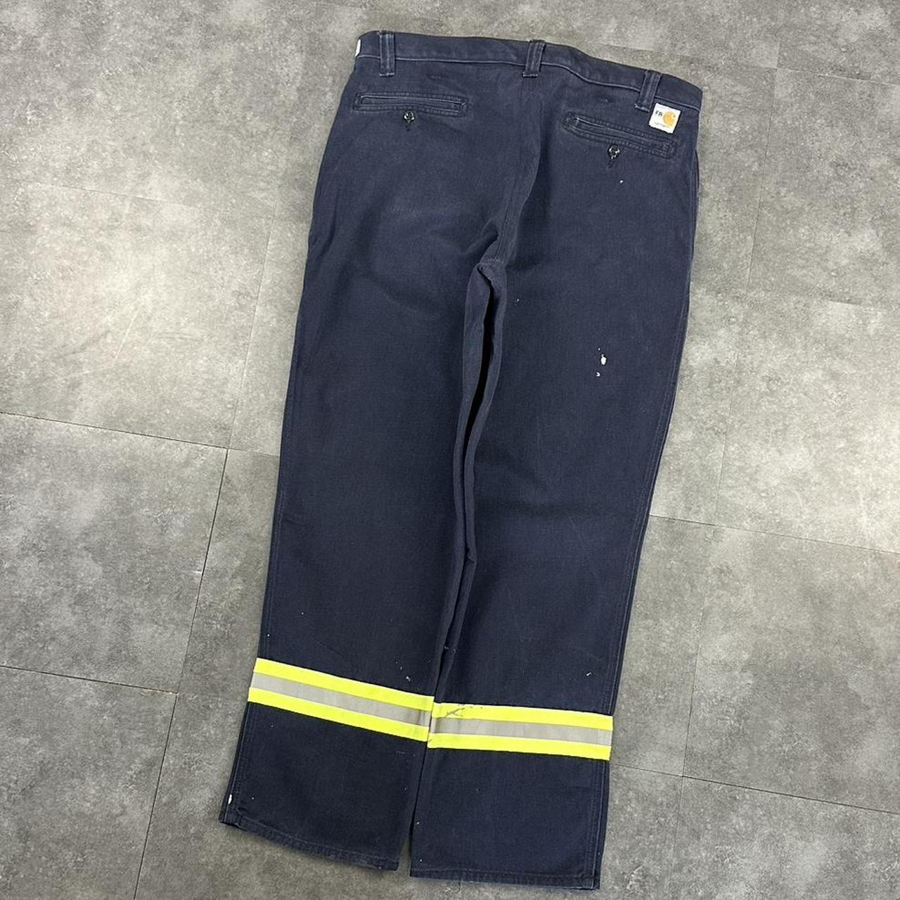 Carhartt 2000s dungaree workwear comfort fit denim cargo trousers