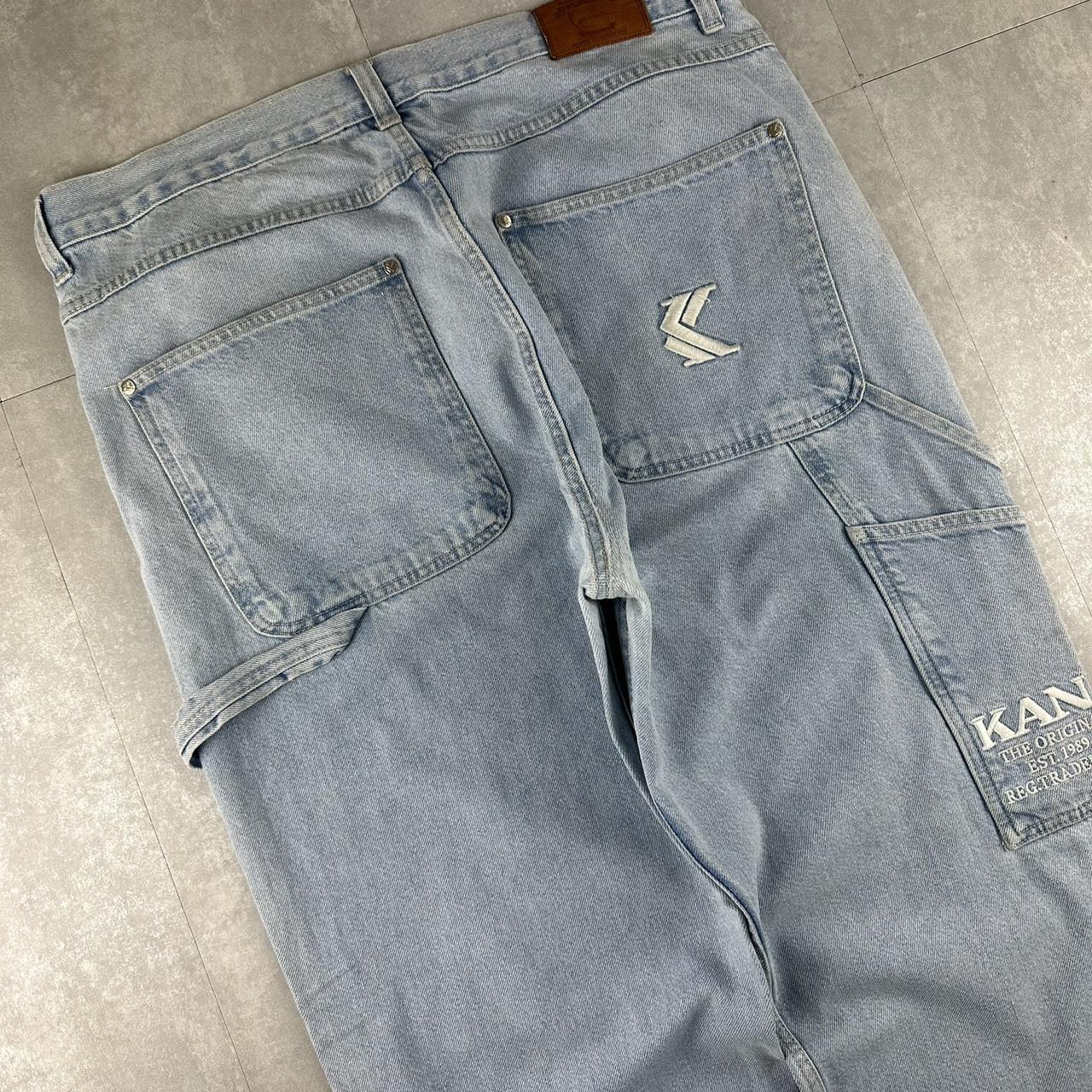 Karl Kani hiphop 2000s embroidered jeans