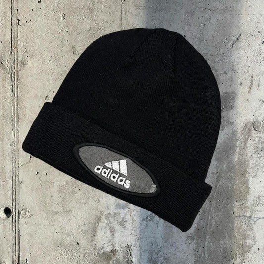 Adidas 2000s vintage skiing Skater embroidered logo beanie hat