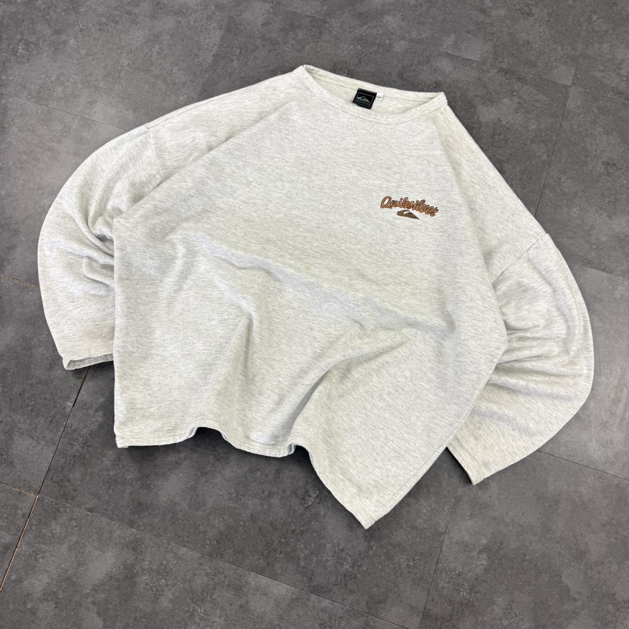 Rare Quiksilver Vintage 90s Surfwear hiphop big print streetwear surf sweatshirt