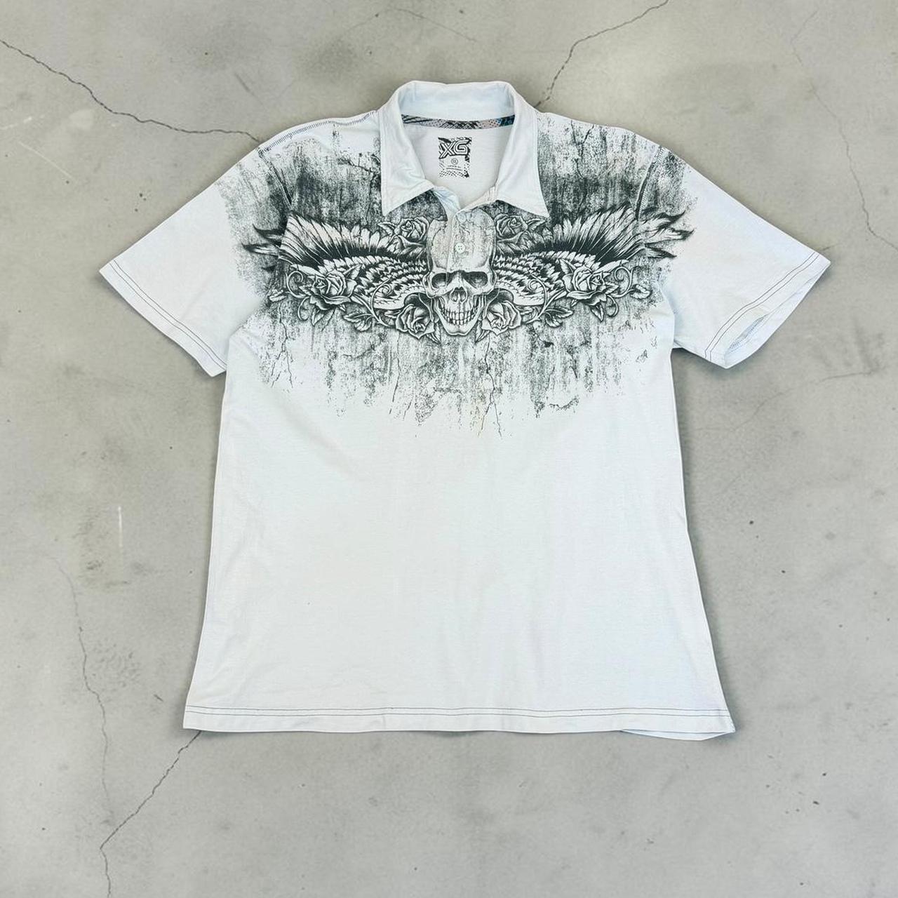 MMA Elite style Vintage Y2K cage fighting grunge button Henley Shirt