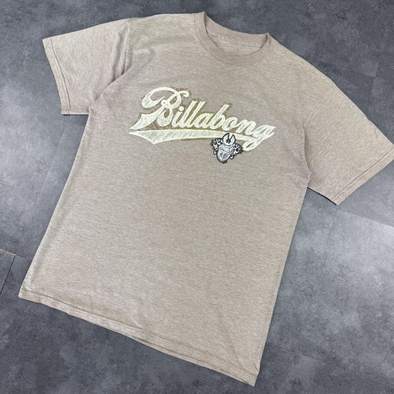 Billabong 2000s surf Y2K logo print graphic T shirt