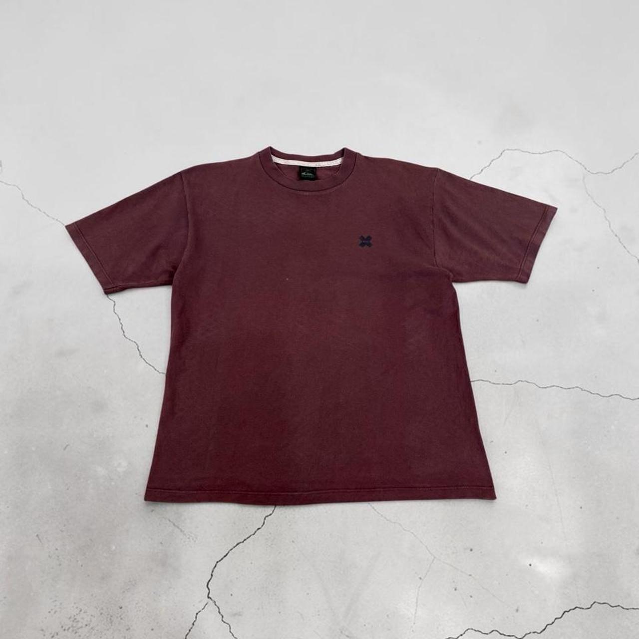 Quiksilver Surfwear burgundy Y2K T-Shirt