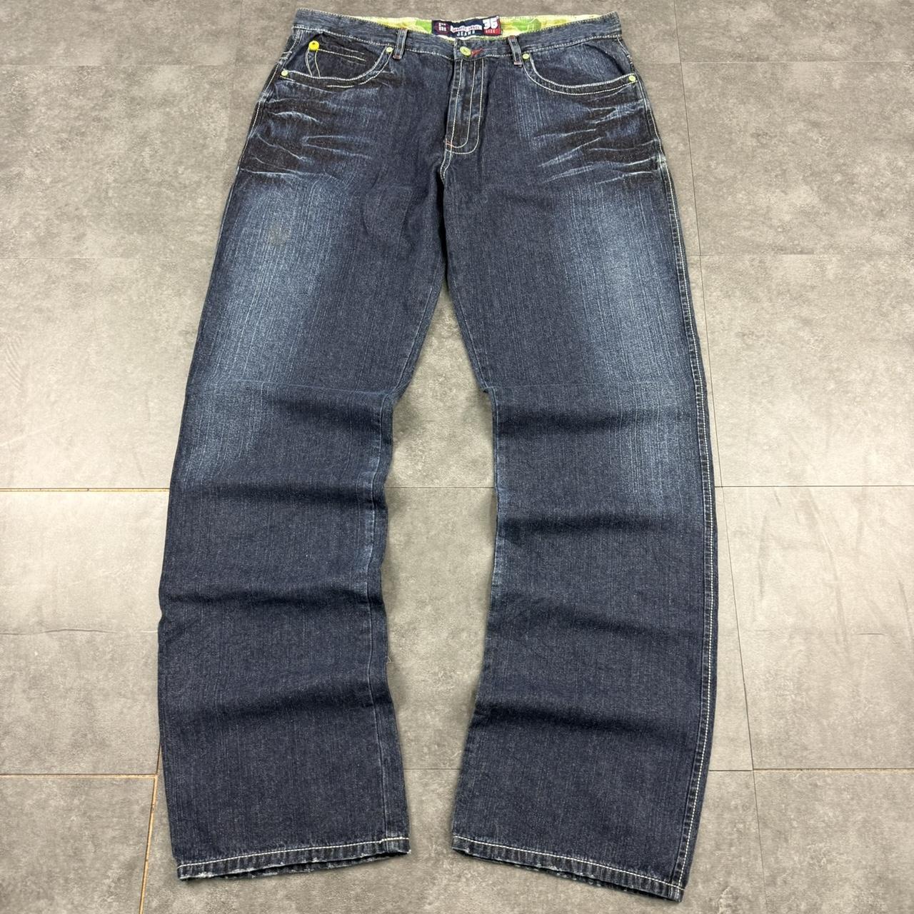 Gravity Force Y2K 2000s HipHop grunge Japanese embroidery baggy jeans