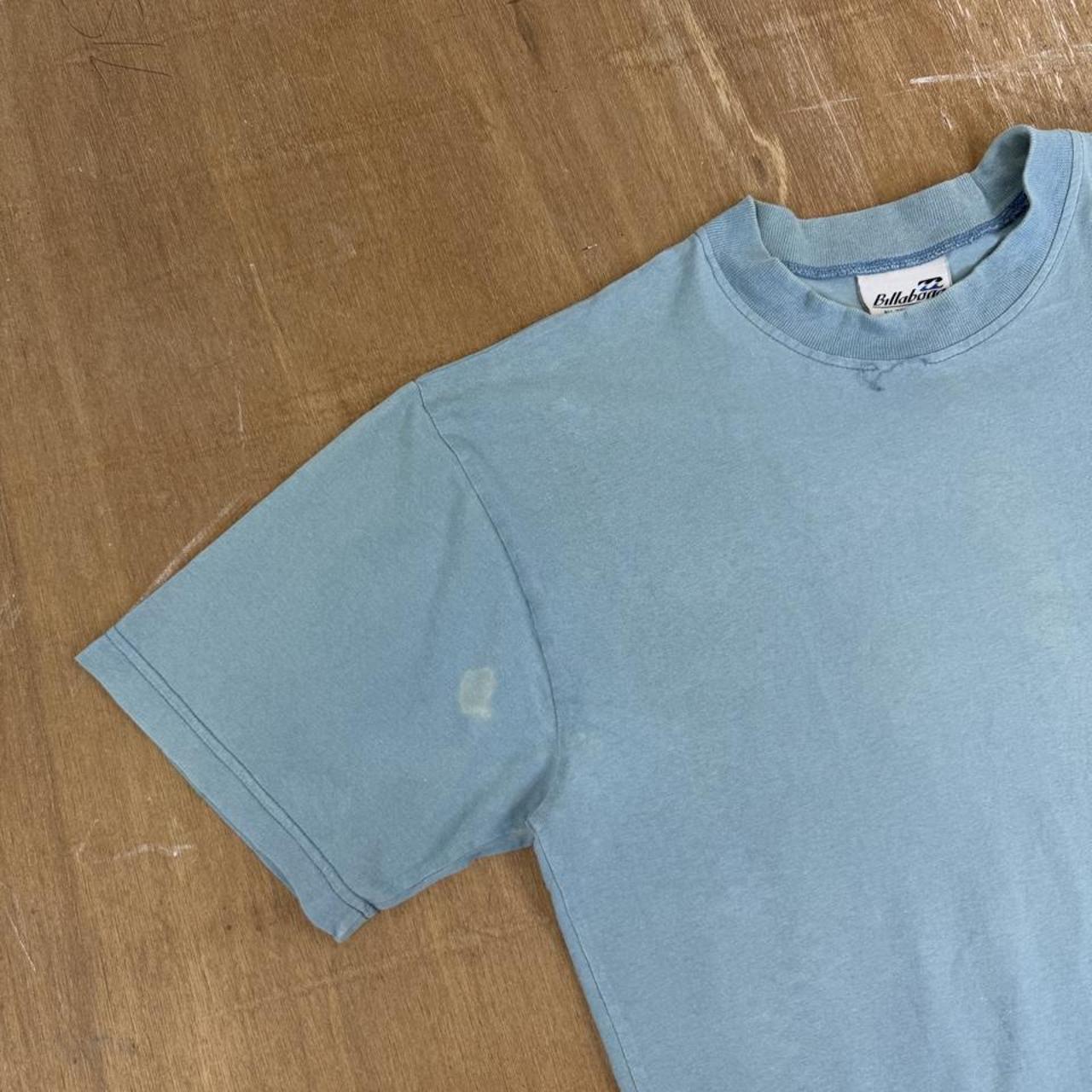 Vintage billabong Surfwear grey and blue Y2K T-Shirt