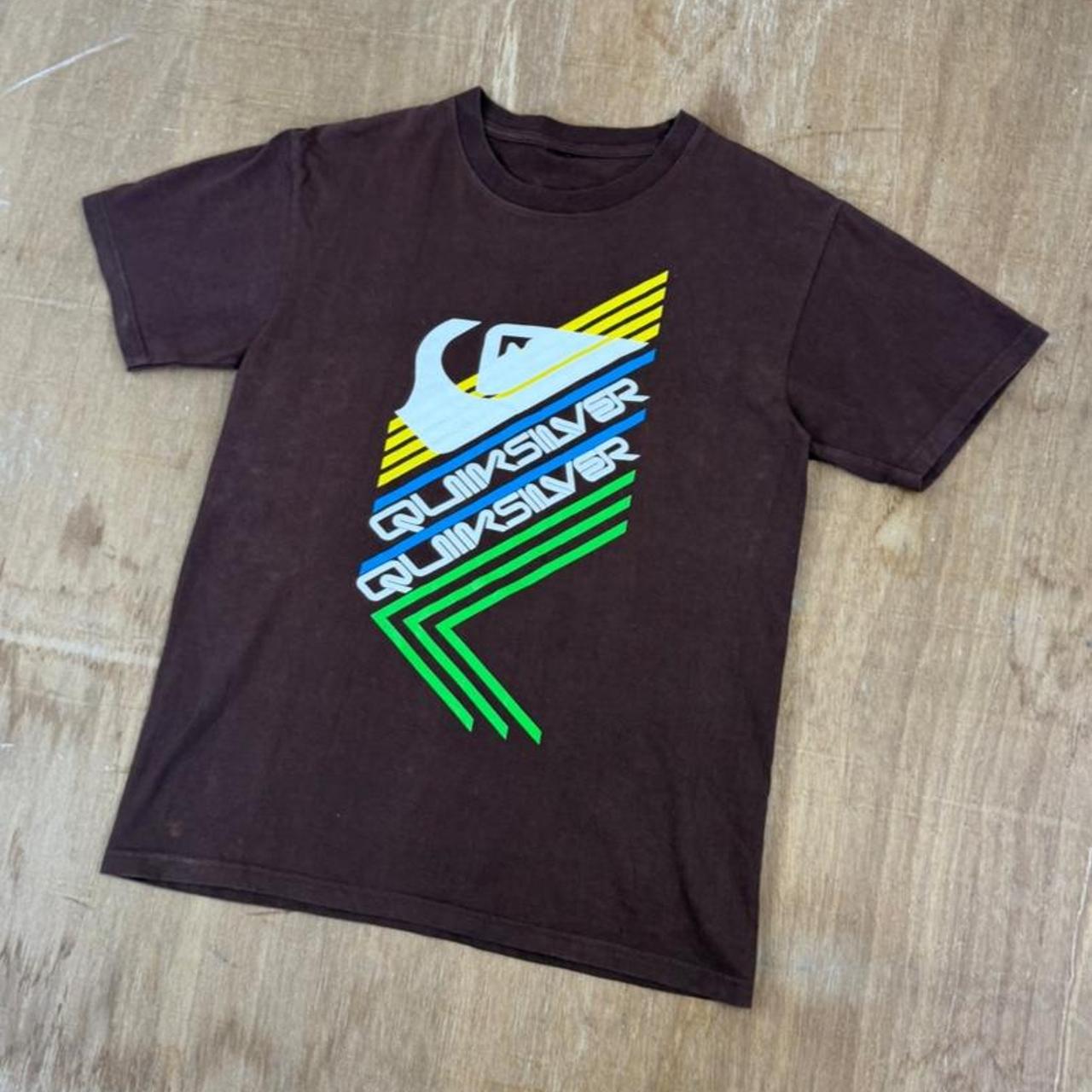 Quiksilver Surfwear brown Y2K T-Shirt