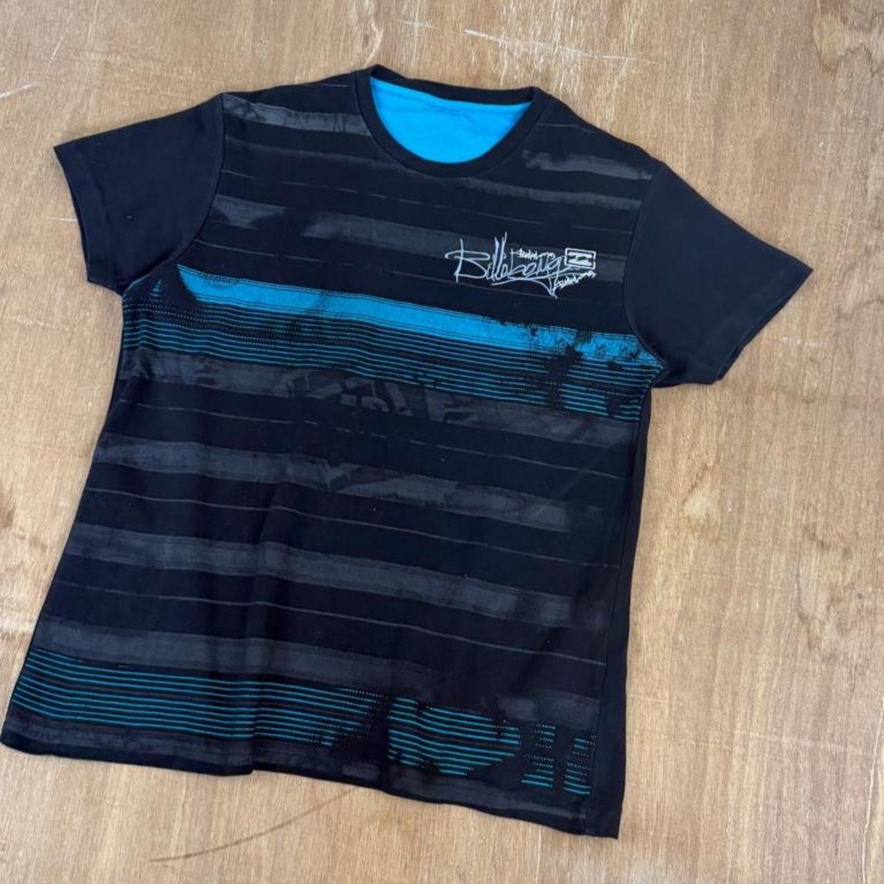 Billabong Surfwear blue and black Y2K T-Shirt