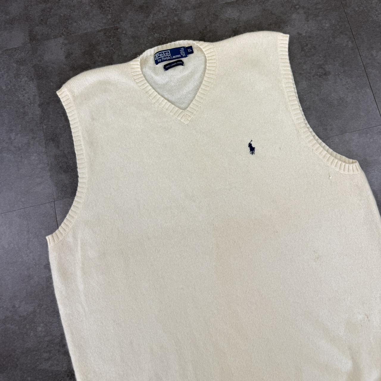 Polo Ralph Lauren 90s lambs wool V-neck knit vest