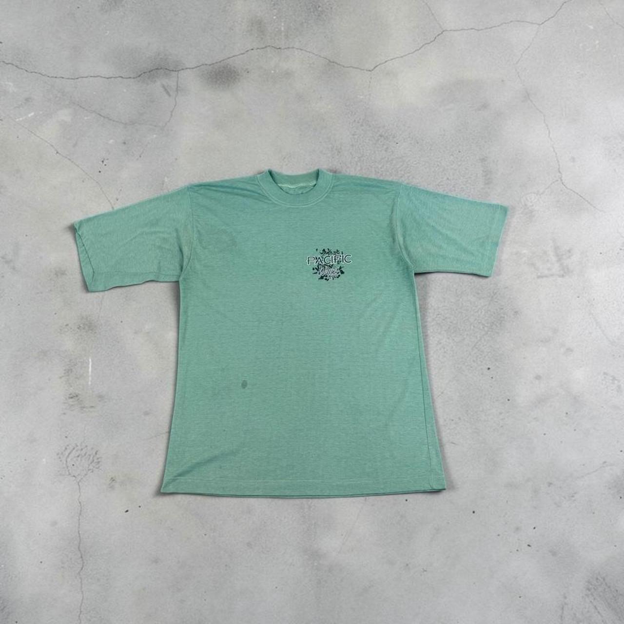 Pacific Wave Surfwear mint green Y2K T-Shirt