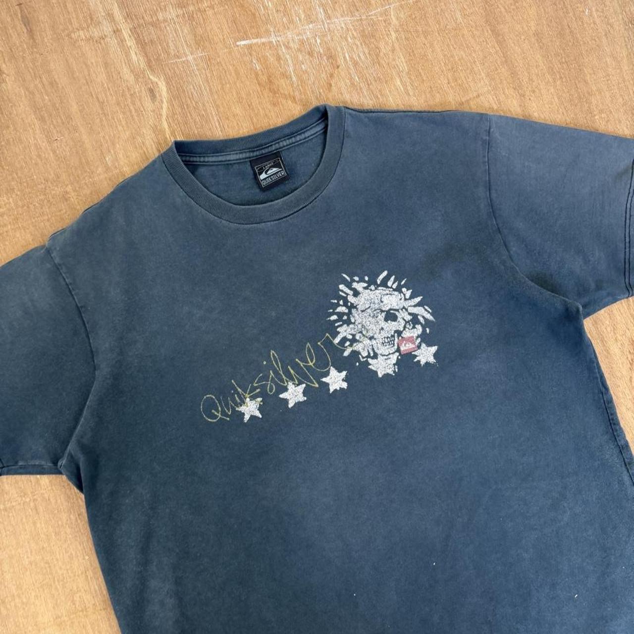 Quiksilver Surfwear navy blue Y2K T-Shirt