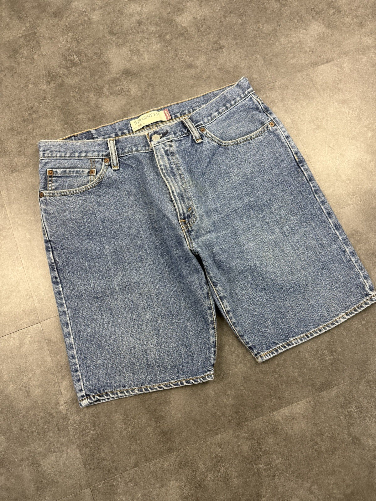 Levi's 505 Vintage Baggy Straight Jorts 90s Y2K Denim Jeans Shorts 36W