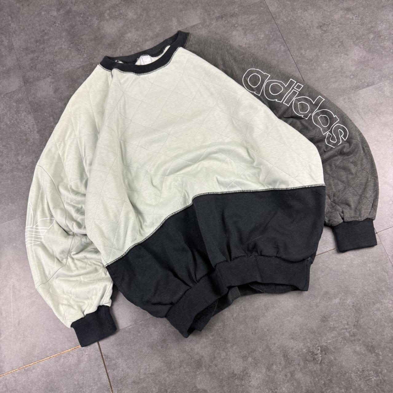 Vintage adidas ventex 90s German sportwear big Logo print sweatshirt