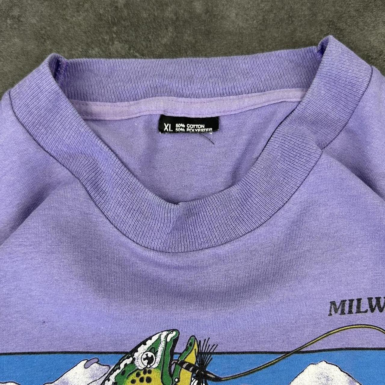 Milwaukee 2000s American logo Spellout graphic T shirt