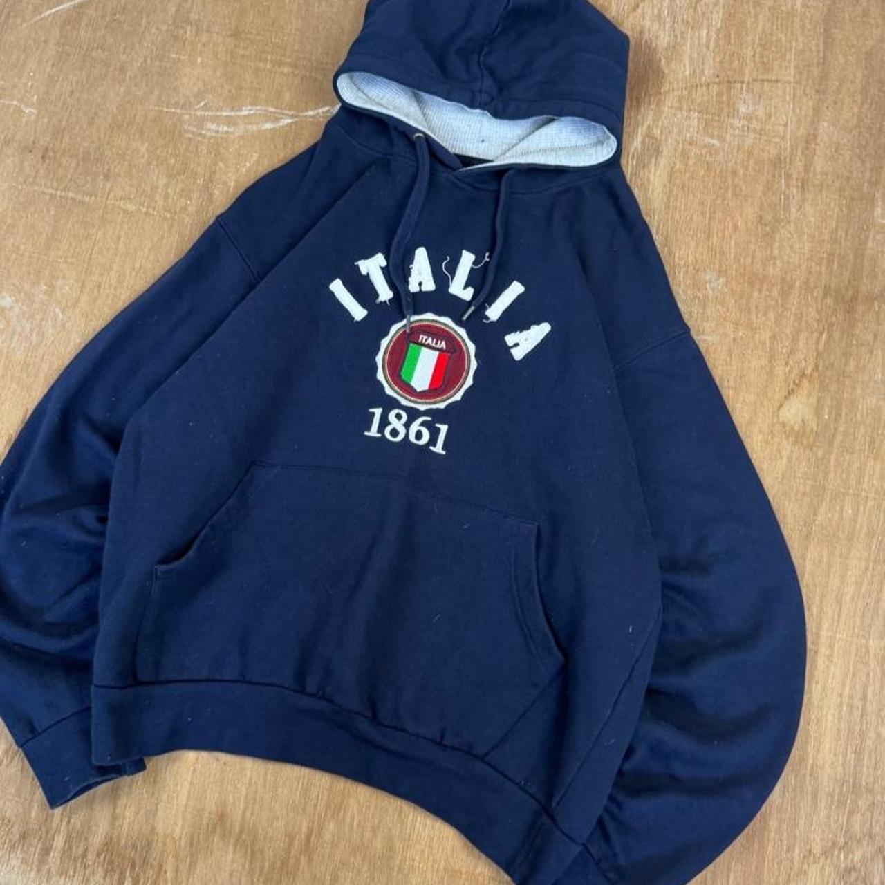 Italia vintage Y2K football Italian 2000s hoodie