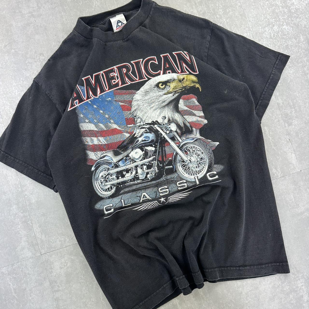 American classic USA 2000s spell out t shirt