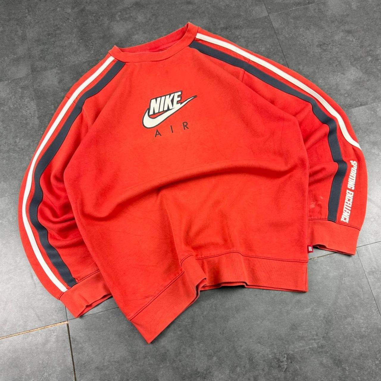 vintage Nike Air 2000s spellout embroidered big spellout sweatshirt