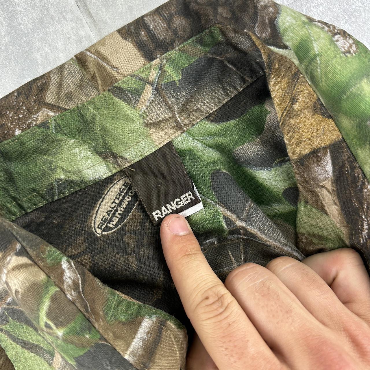 Realtree Ranger 2000s Shirt with camo pattern all over