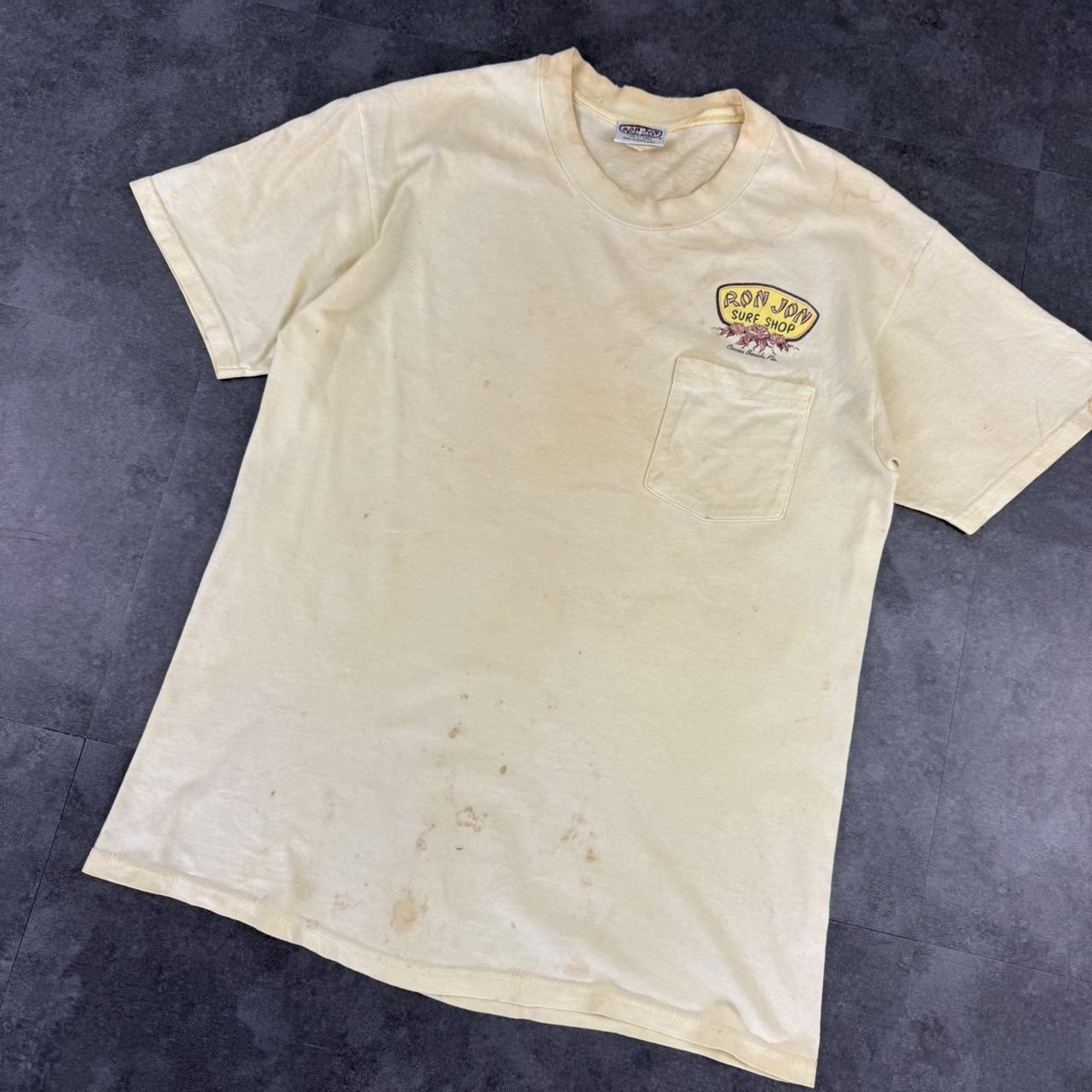 Ron John 2000s distressed print graphic logo streetwear T shirt