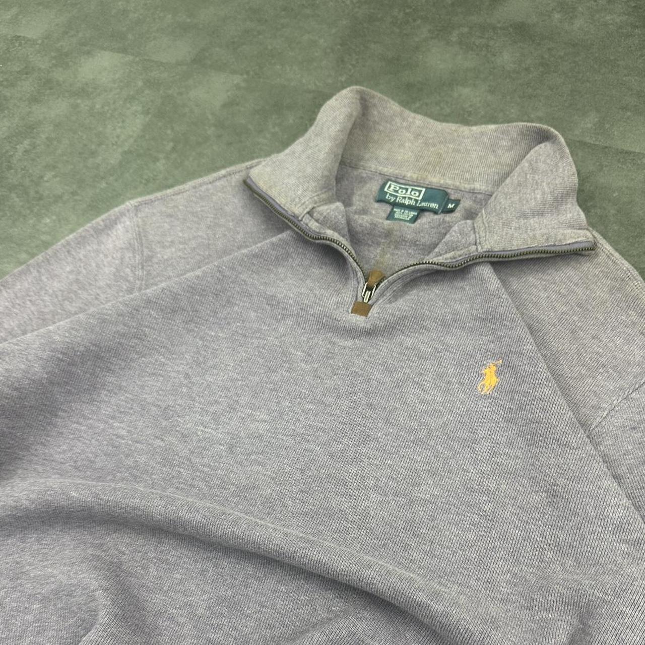 Polo Ralph Lauren 90s chunky knit pullover knit 1/4 zip jumper
