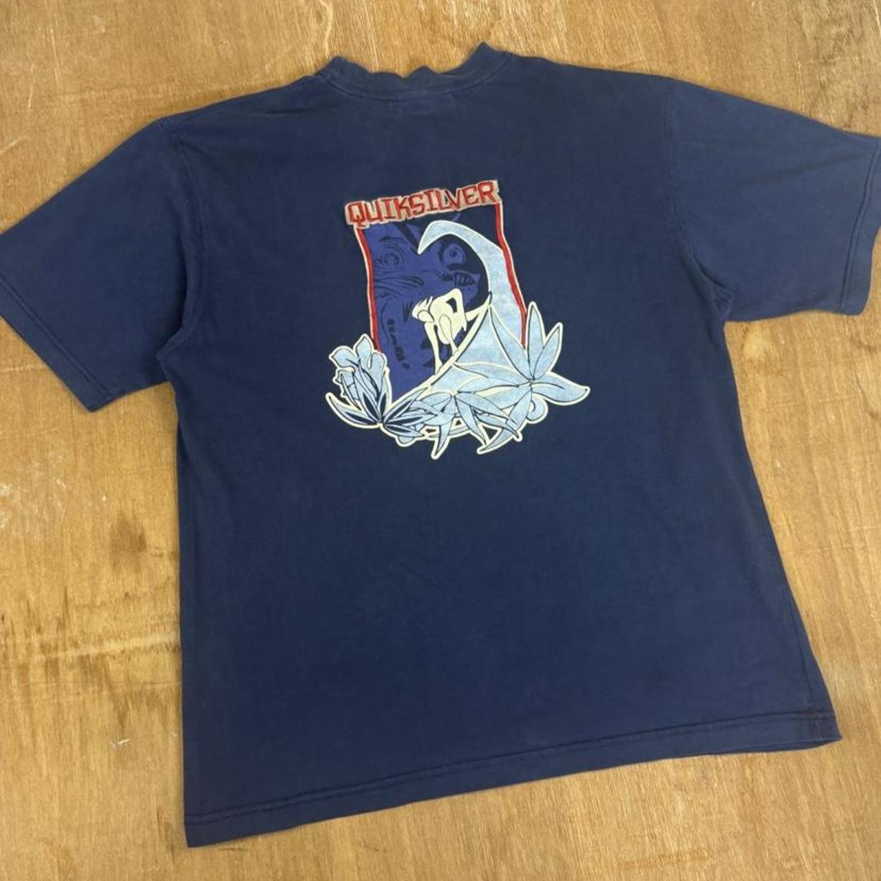 Quiksilver Vintage Y2K back print T-Shirt