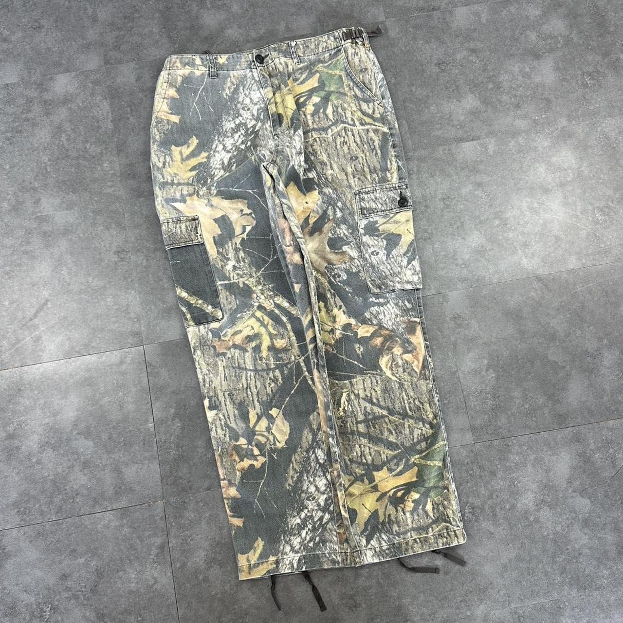 Realtree camo Mossy oak 2000s dungaree workwear cargo trousers