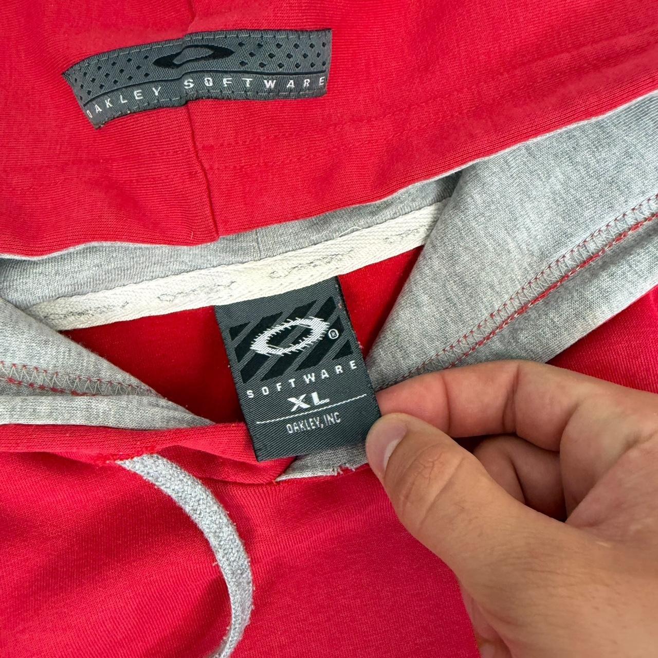 Rare Oakley Software Vintage Y2K Surfwear gorpcore logo boxy hoodie