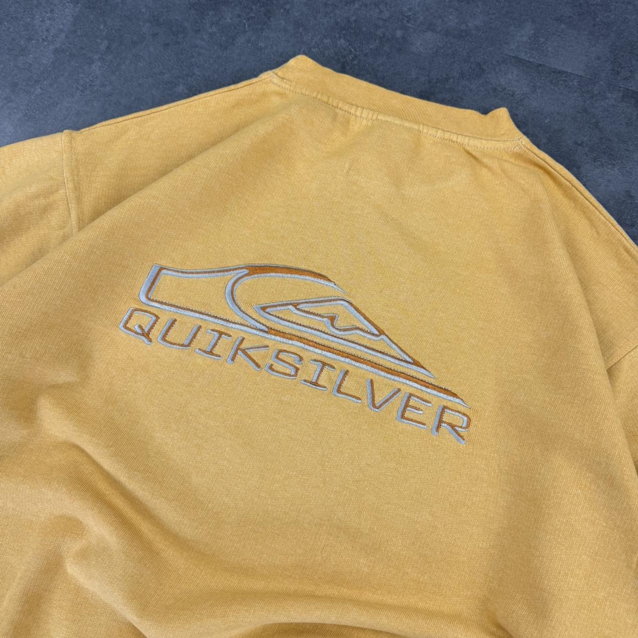 Quiksilver Vintage 2000s Surfwear company y2k spellout sweatshirt