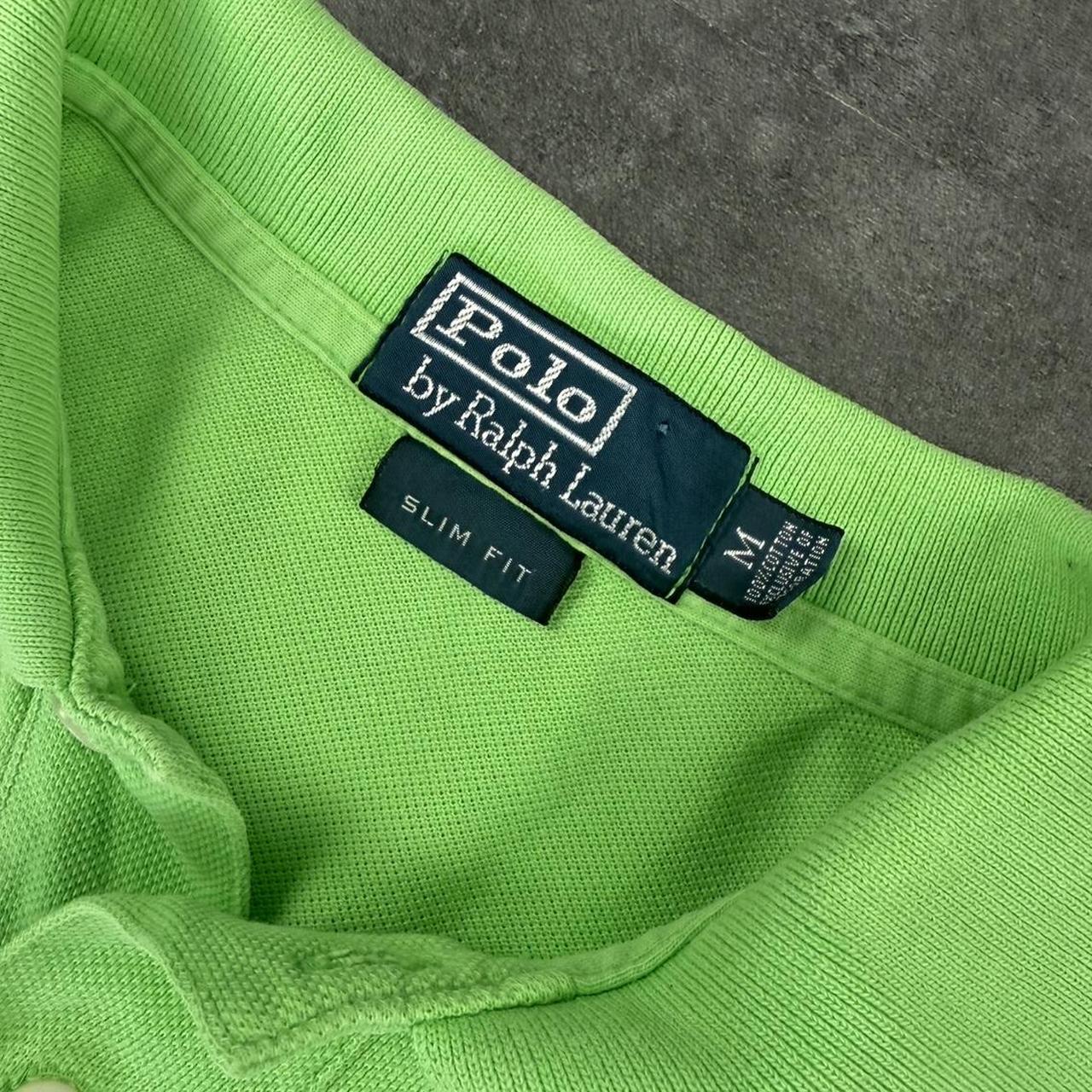 Polo Ralph Lauren 90s lime green polo shirt