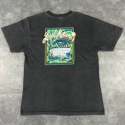 Hanes Beefy T 2000s Surfer Local Motion Print graphic T shirt