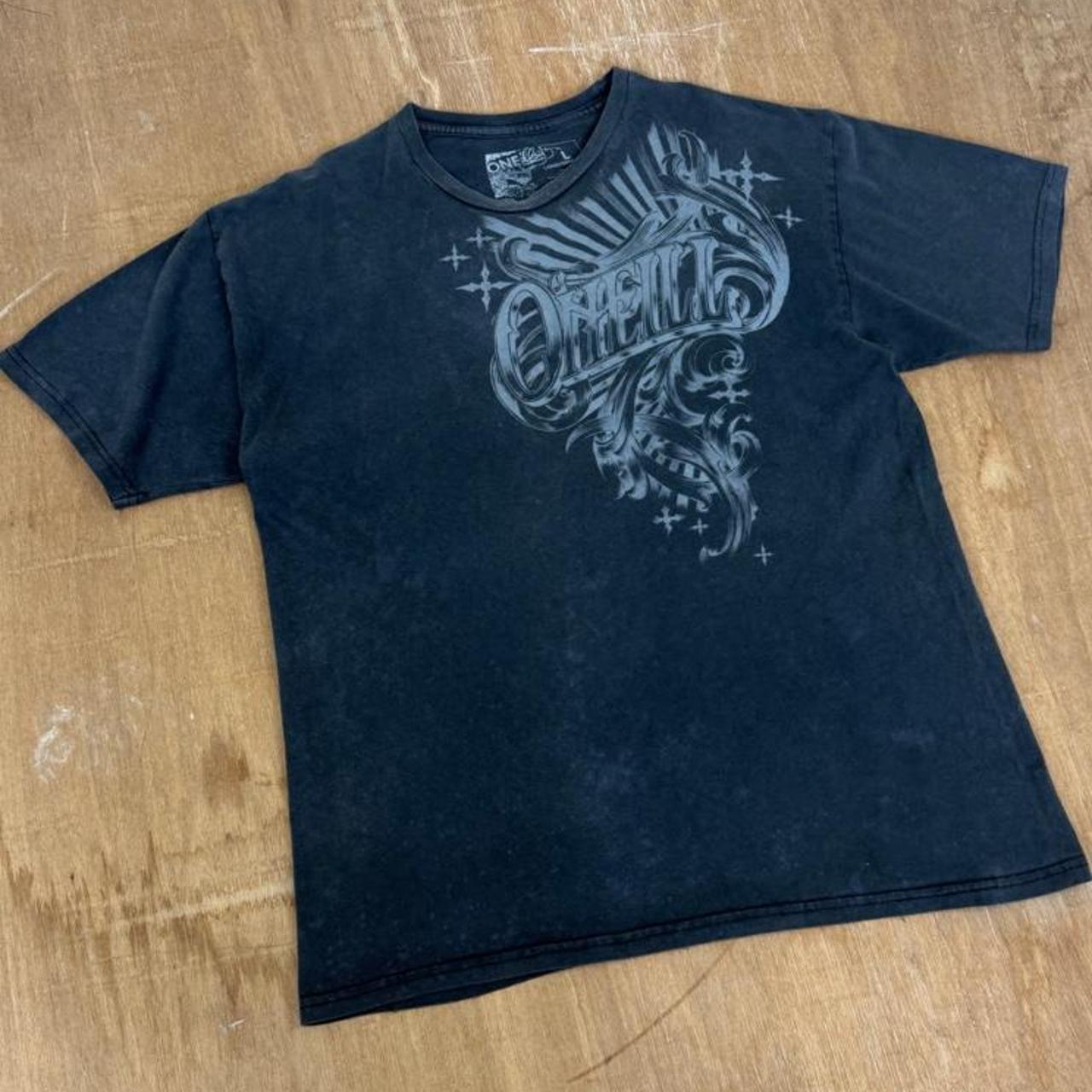 O’Neill Surfwear black and grey Y2K T-Shirt