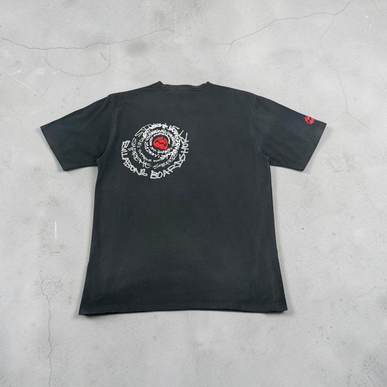 Billabong Surfwear black and white Y2K T-Shirt