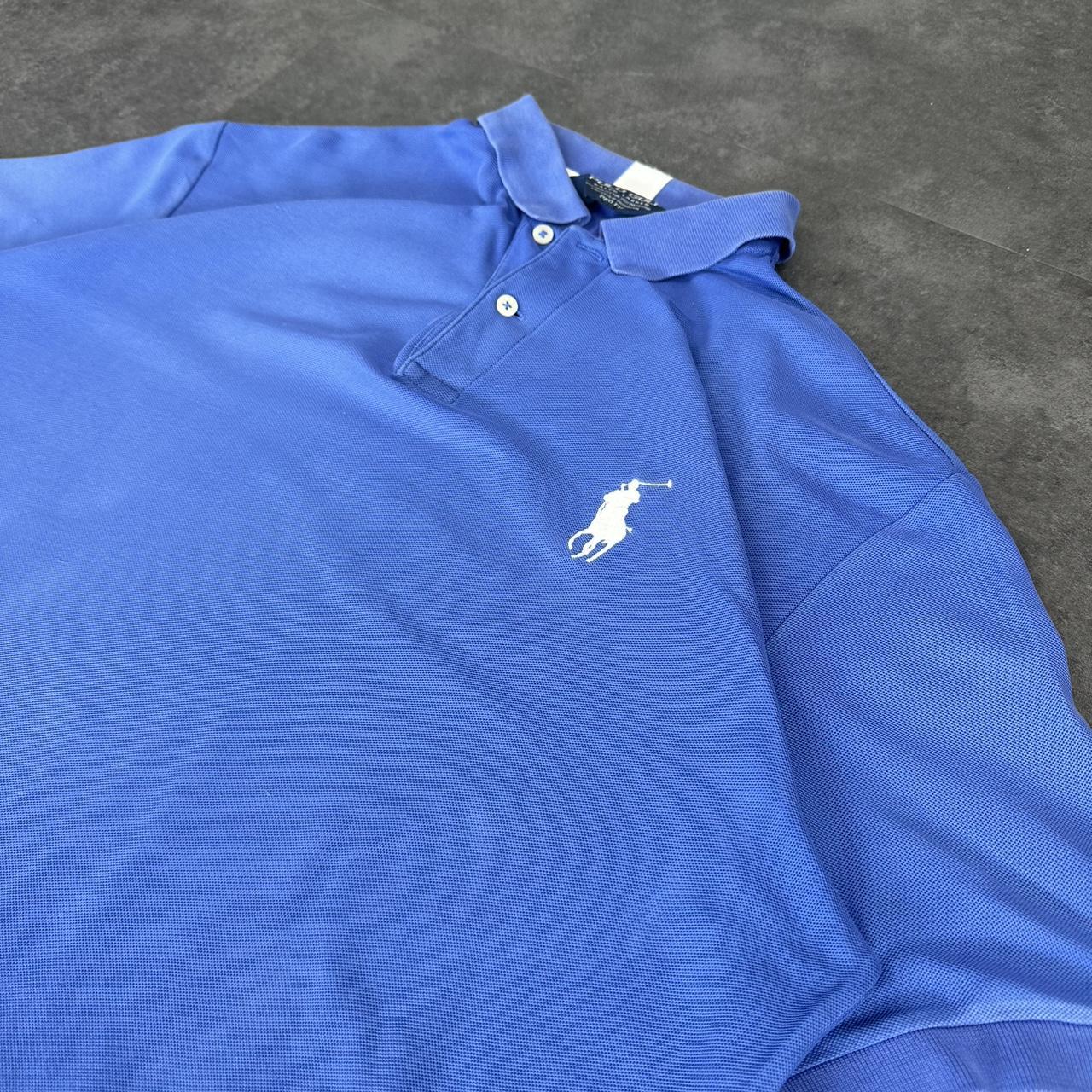 Polo Ralph Lauren 2000s Cheif Keef embroidered logo collared golf T shirt