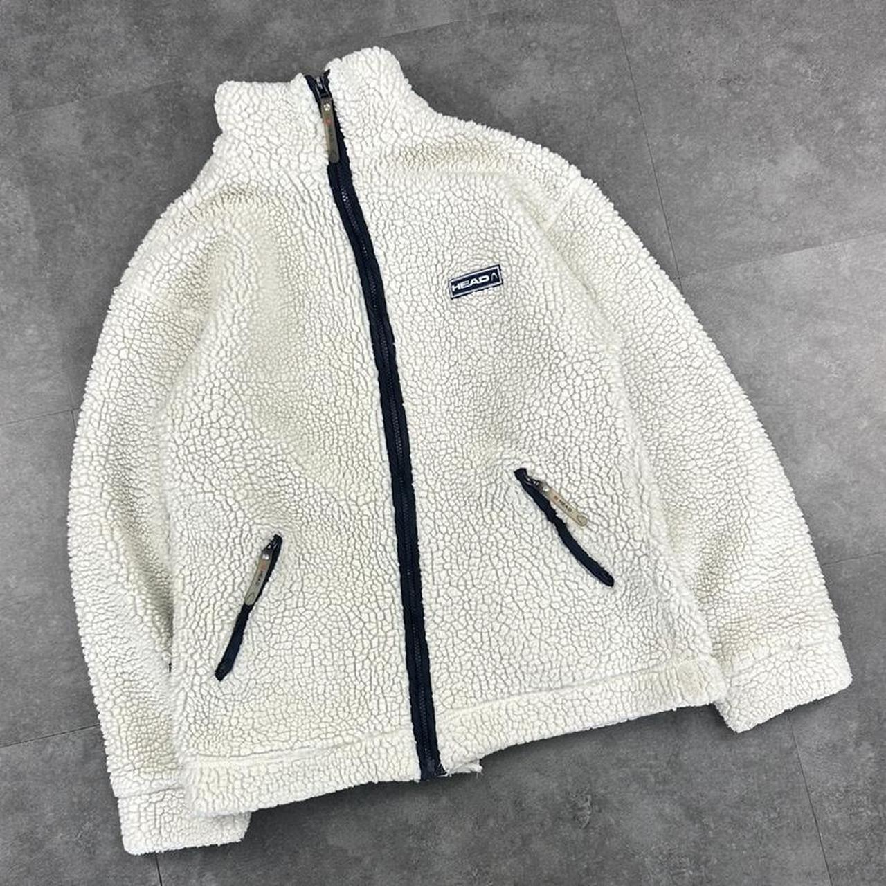 Head 2000’s 90s vintage big embroidered logo fluffy Sweatshirt