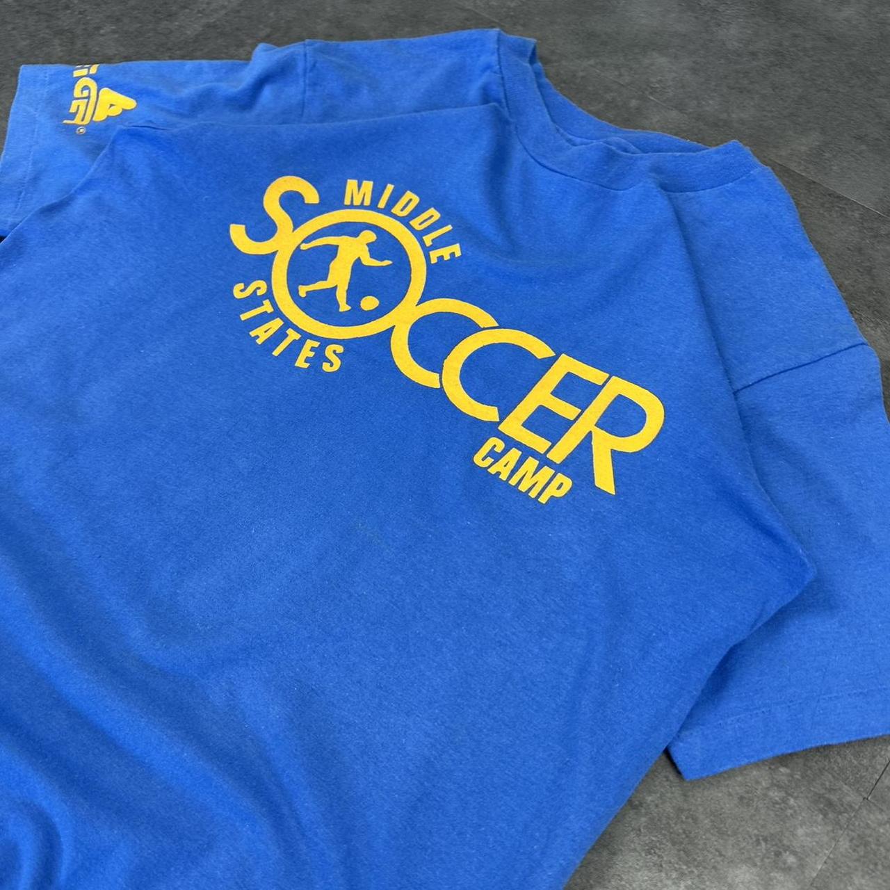 Hanes 2000s Soccer camp Print graphic T shirt