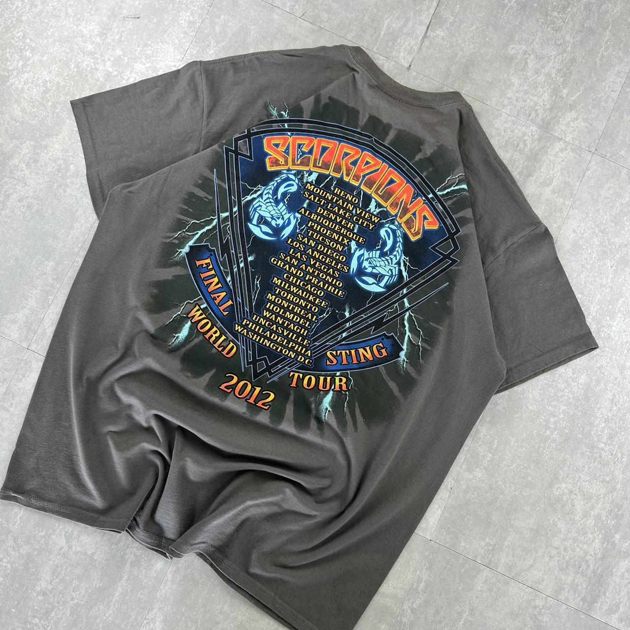 Scorpions 2012 world tour 2000s band T shirt