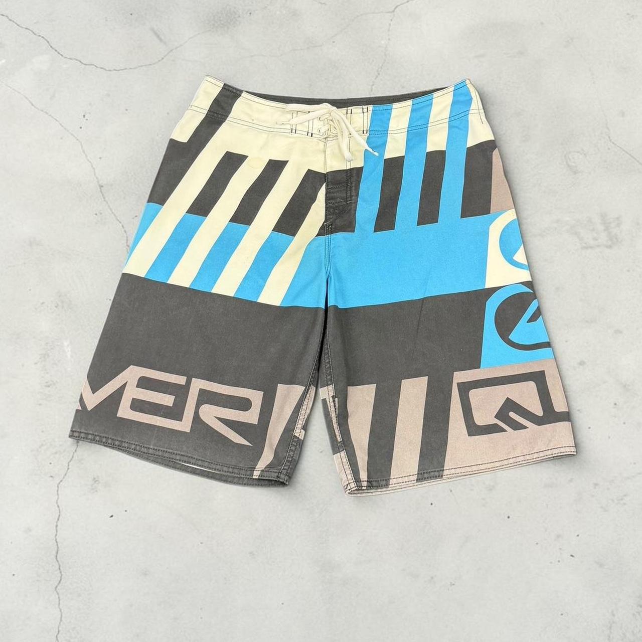 Quiksilver vintage Y2K Surfwear beach swim board shorts