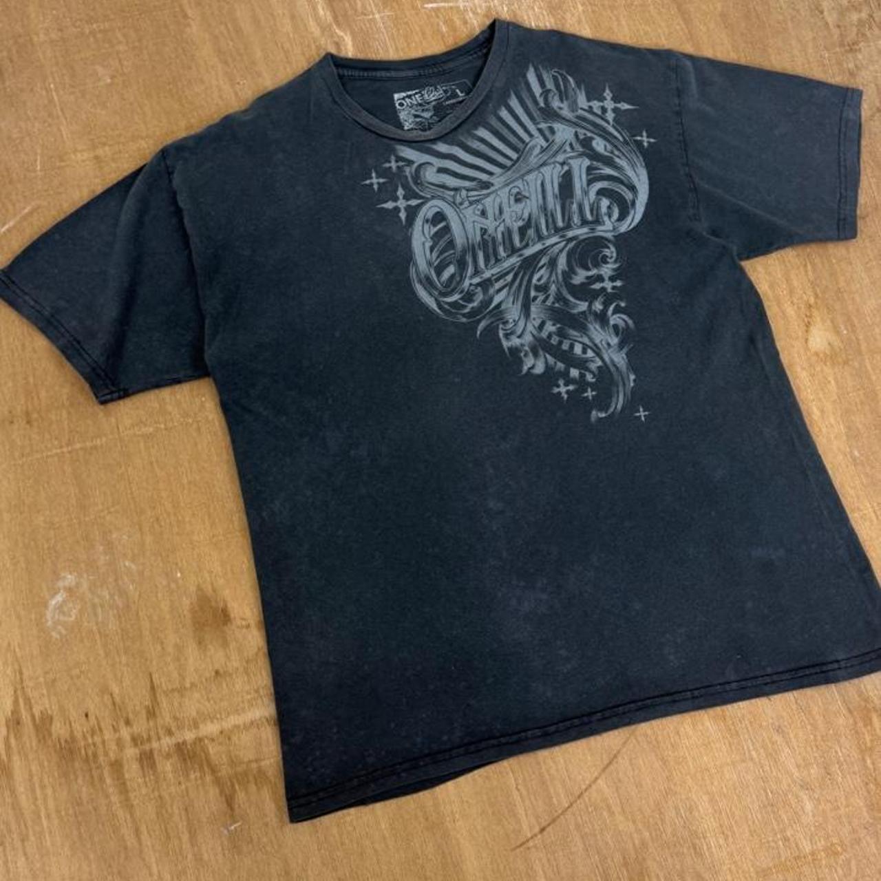O’Neill Surfwear black and grey Y2K T-Shirt