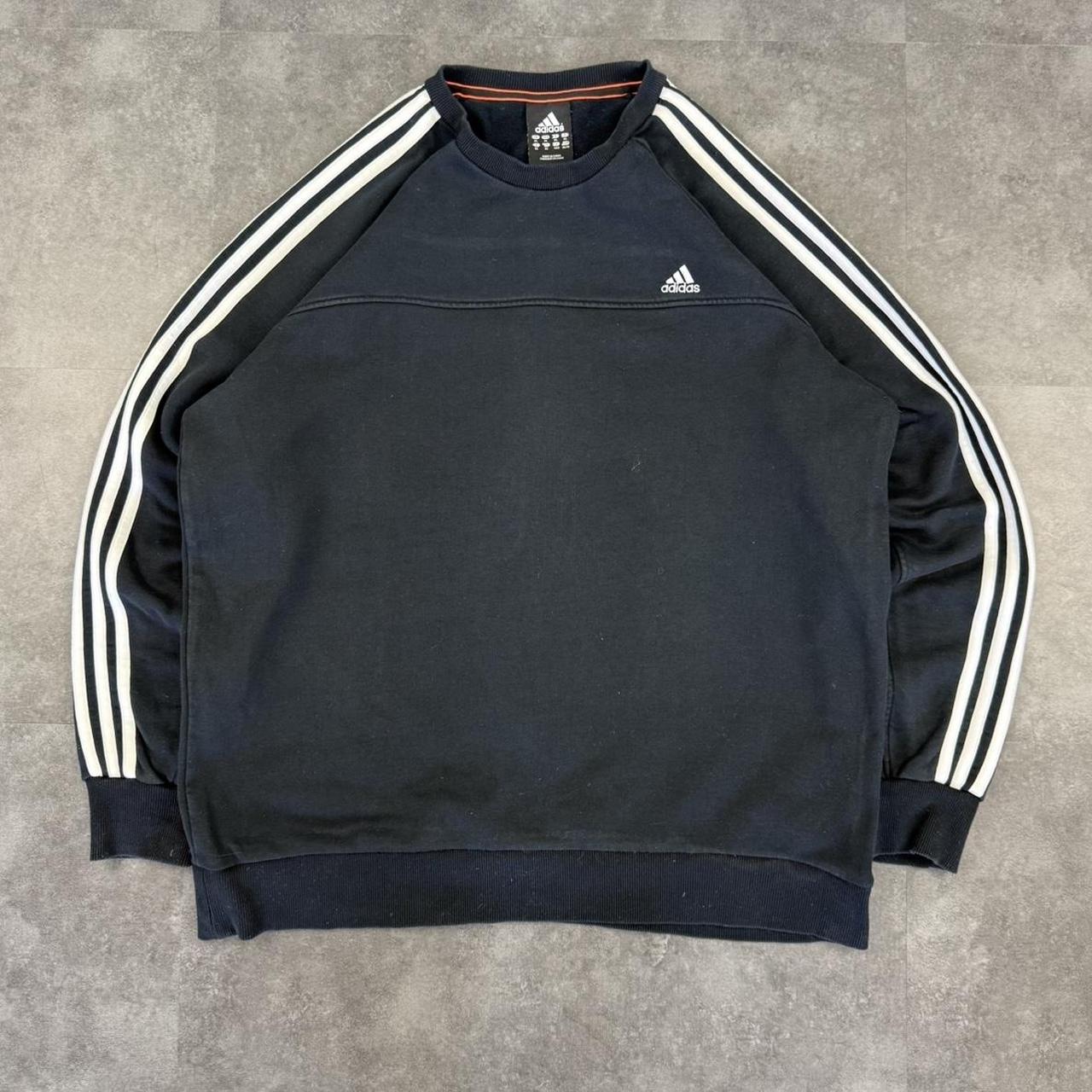 Vintage 2000s Adidas Spellout Three stripe big logo Sweatshirt