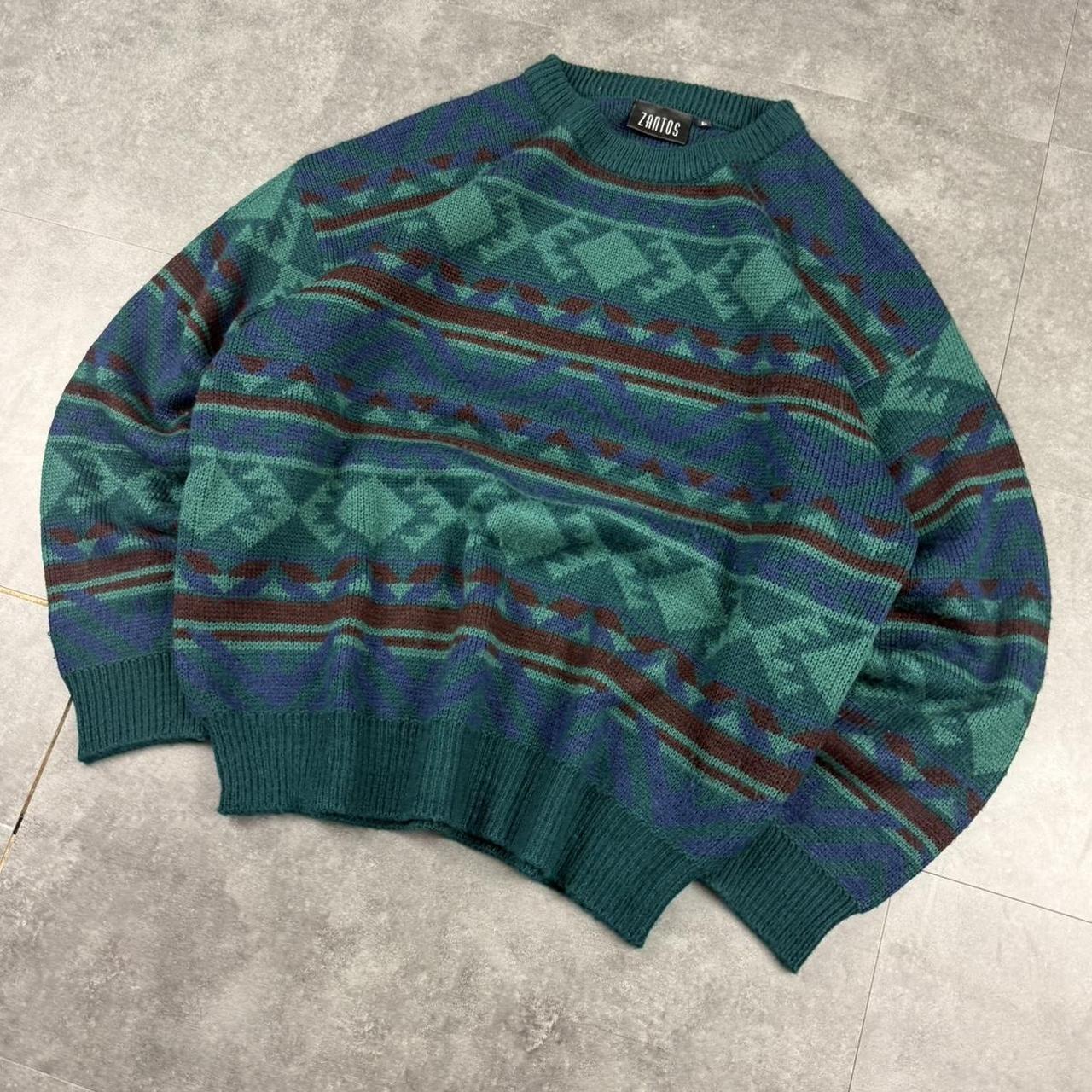 Vintage Zantos 90s chunky knit fisherman’s jumper