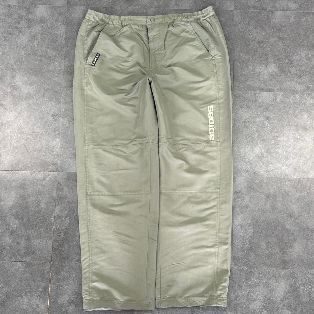 Adidas 2000s baggy vintage sportswear adjustable track pants