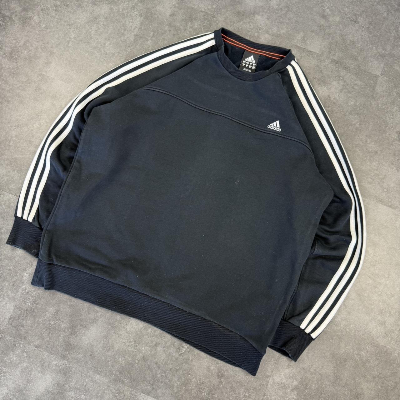 Vintage 2000s Adidas Spellout Three stripe big logo Sweatshirt