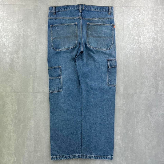 Japanese style 2000s spellout carpenter fit skate jeans