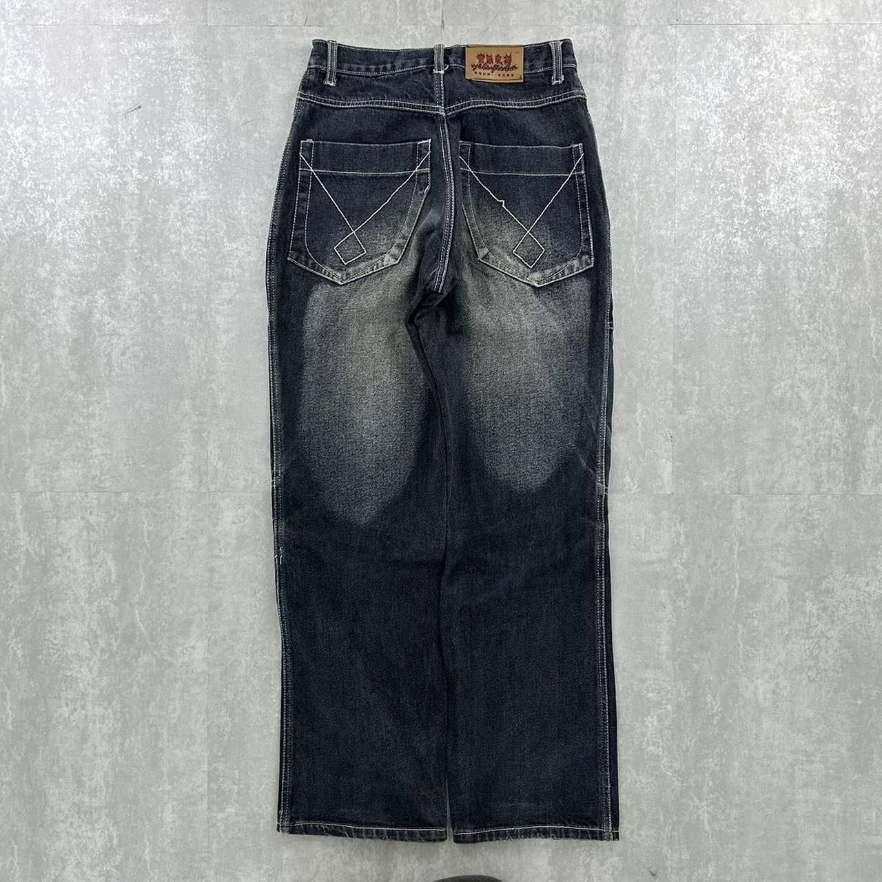 Japanese Denim jeans 2000s spellout carpenter skate jeans