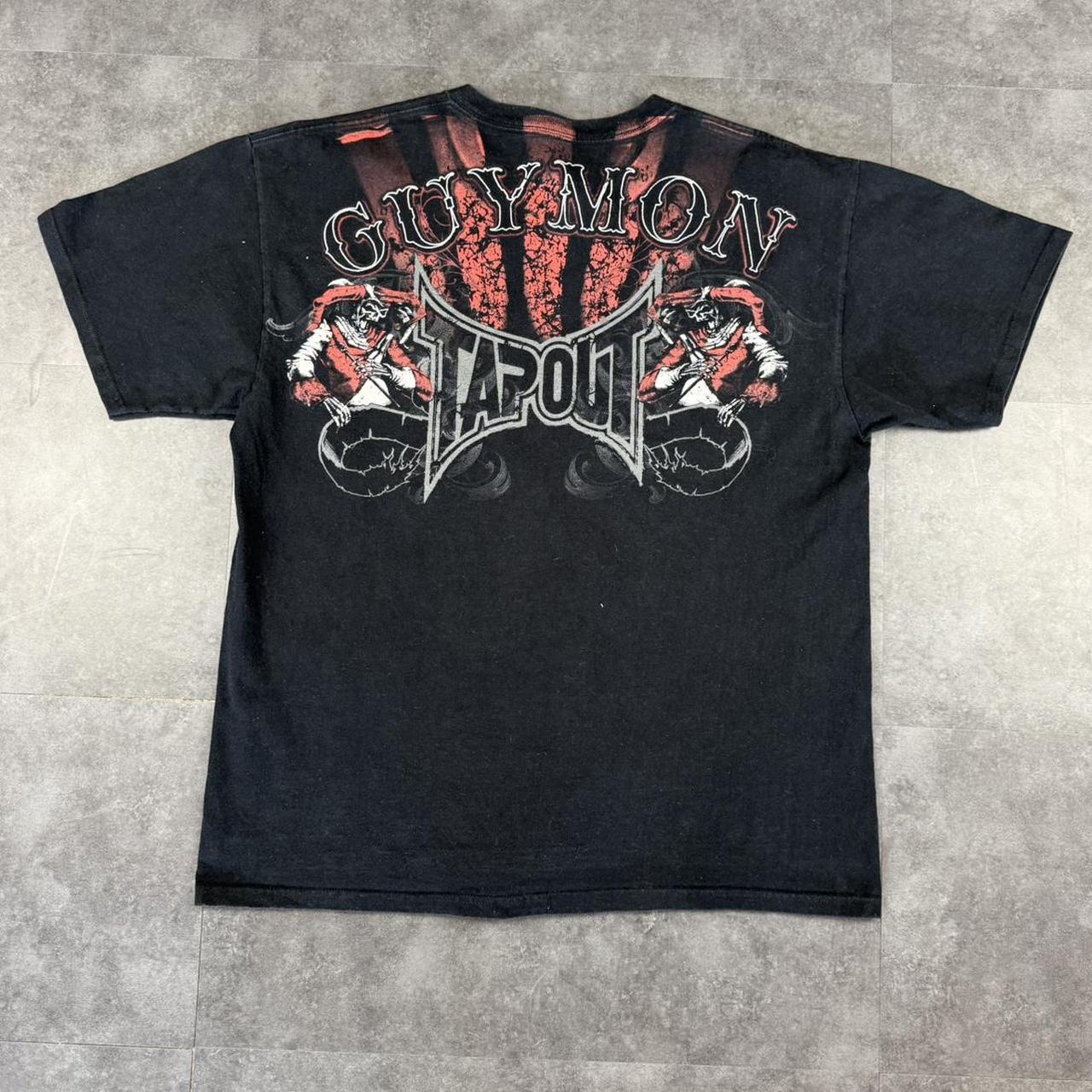 Tapout 2000s skate mma elite affliction Spellout graphic T shirt
