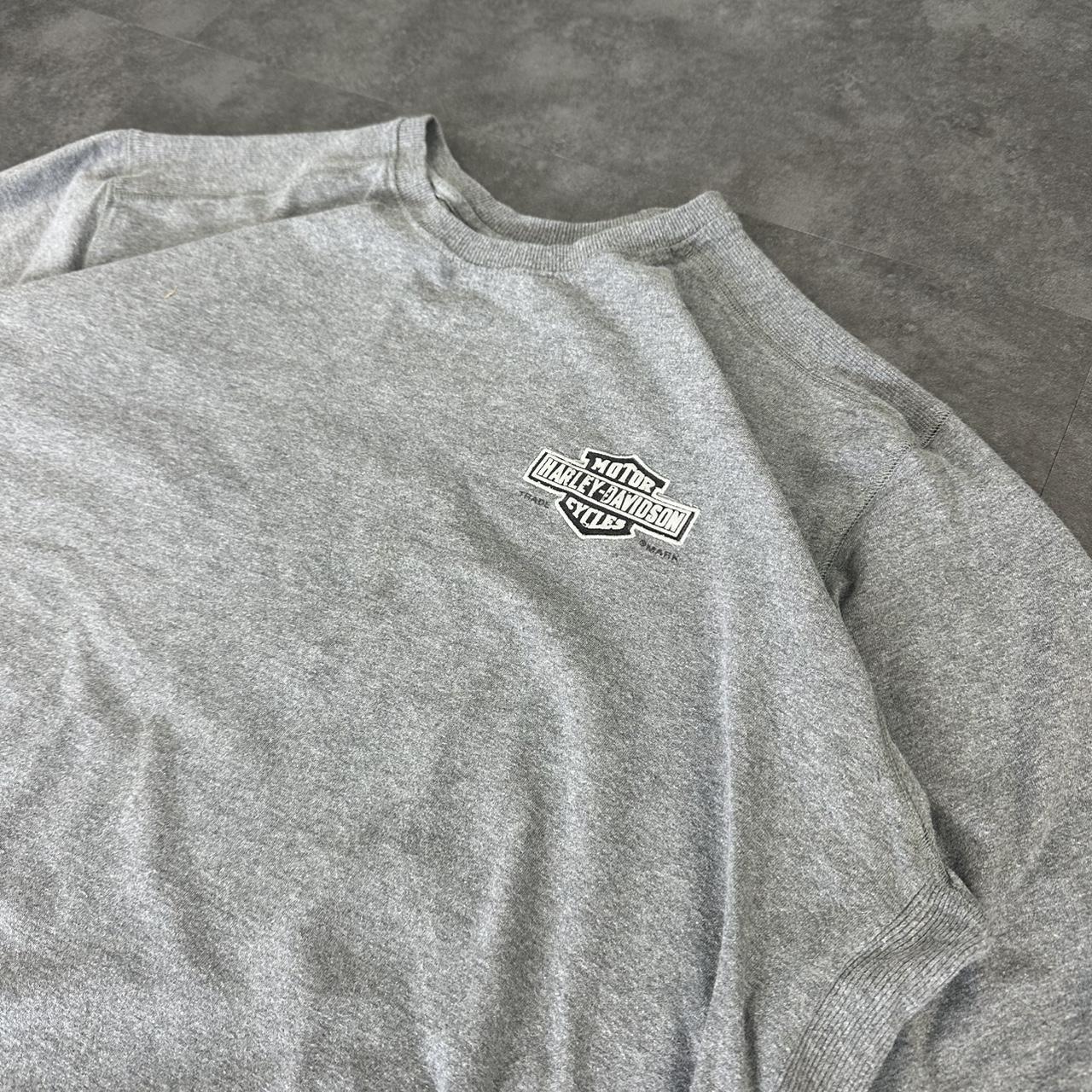 Harley Davidson 2000s biker motorcycle logo Spellout graphic T shirt