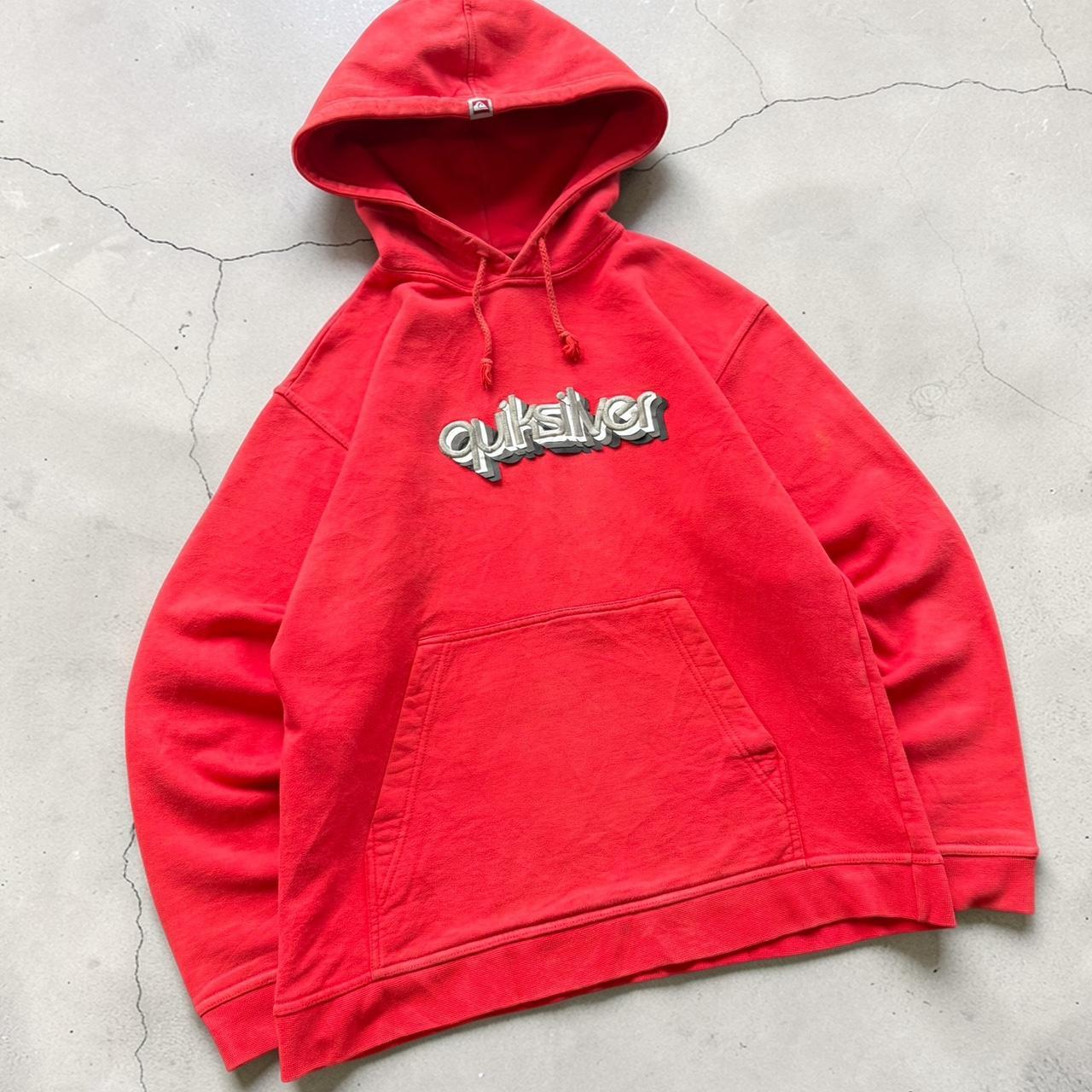 Quiksilver Vintage Y2K Surfwear 2000s spellout hoodie