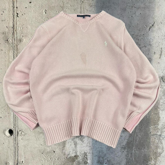 Polo Ralph Lauren 90s chunky knit cotton jumper