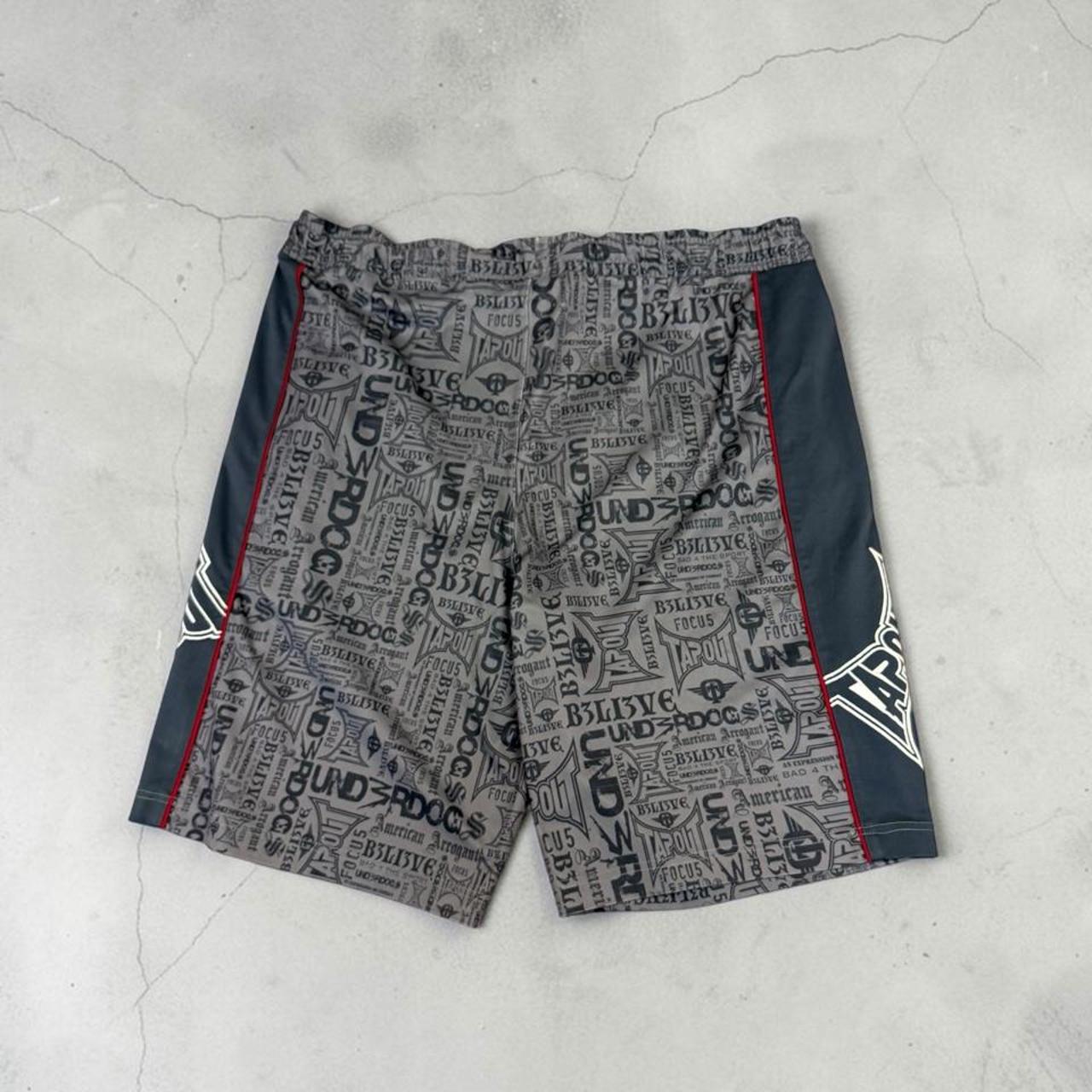 Tapout vintage Y2K mma fighting baggy gym shorts